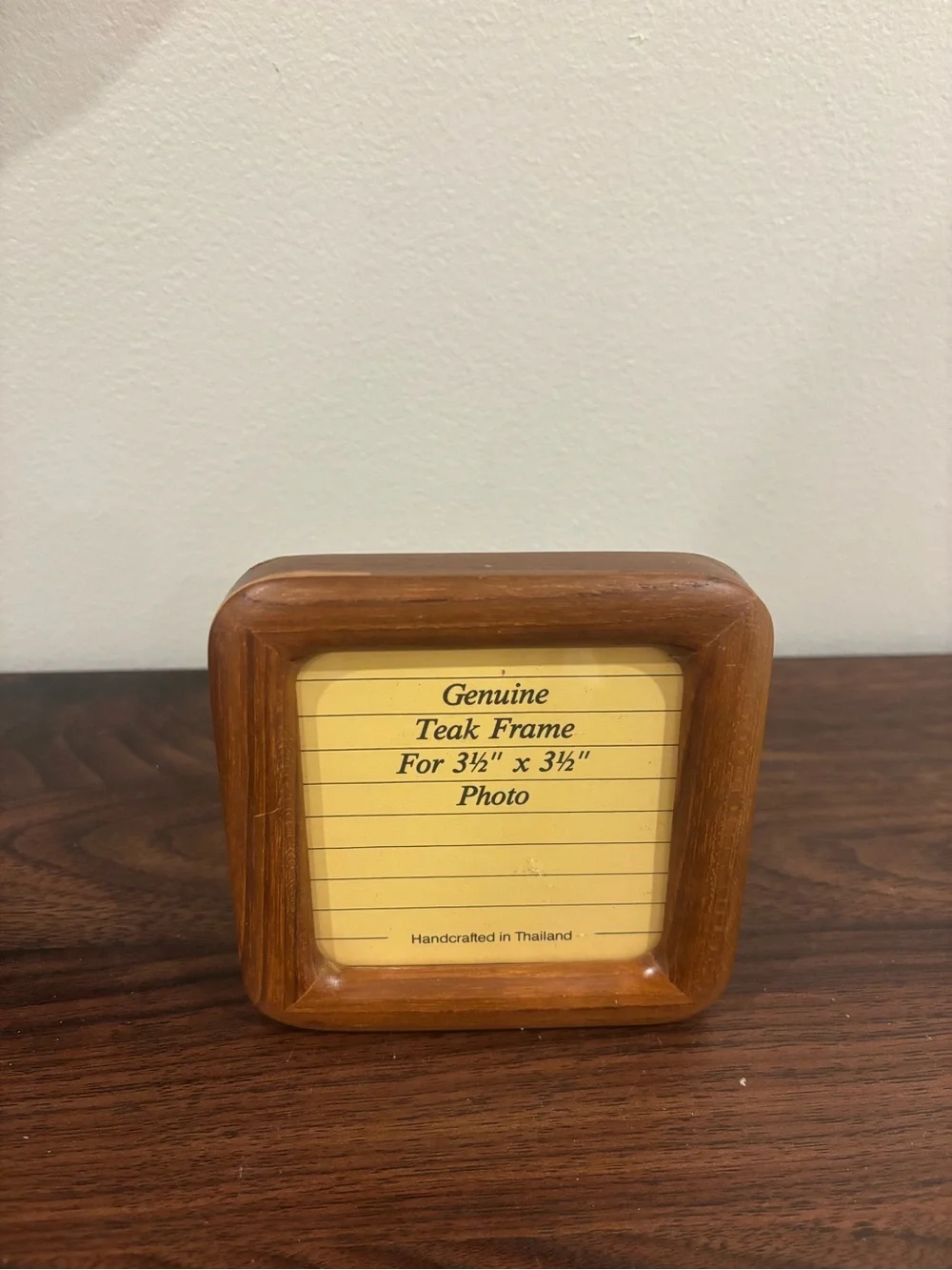 Handcrafted Genuine Teak Square Frame from Thailand